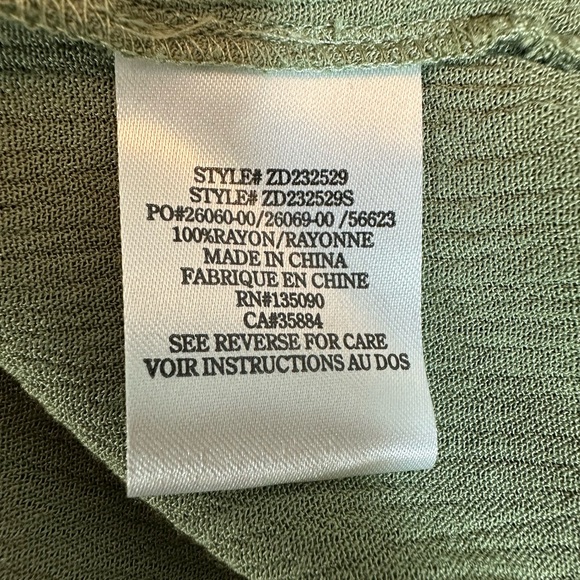 Z-Supply Maxi Dress Green Moss Size M - Picture 6 of 15